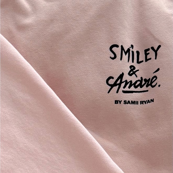 Samii Ryan Smiley by André Time To Smile Pink Color-block Cozy Jogger Size L - Picture 4 of 14